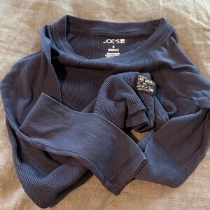 [Joe's Jeans] Kids Long-Sleeve Navy Waffle Thermal Top